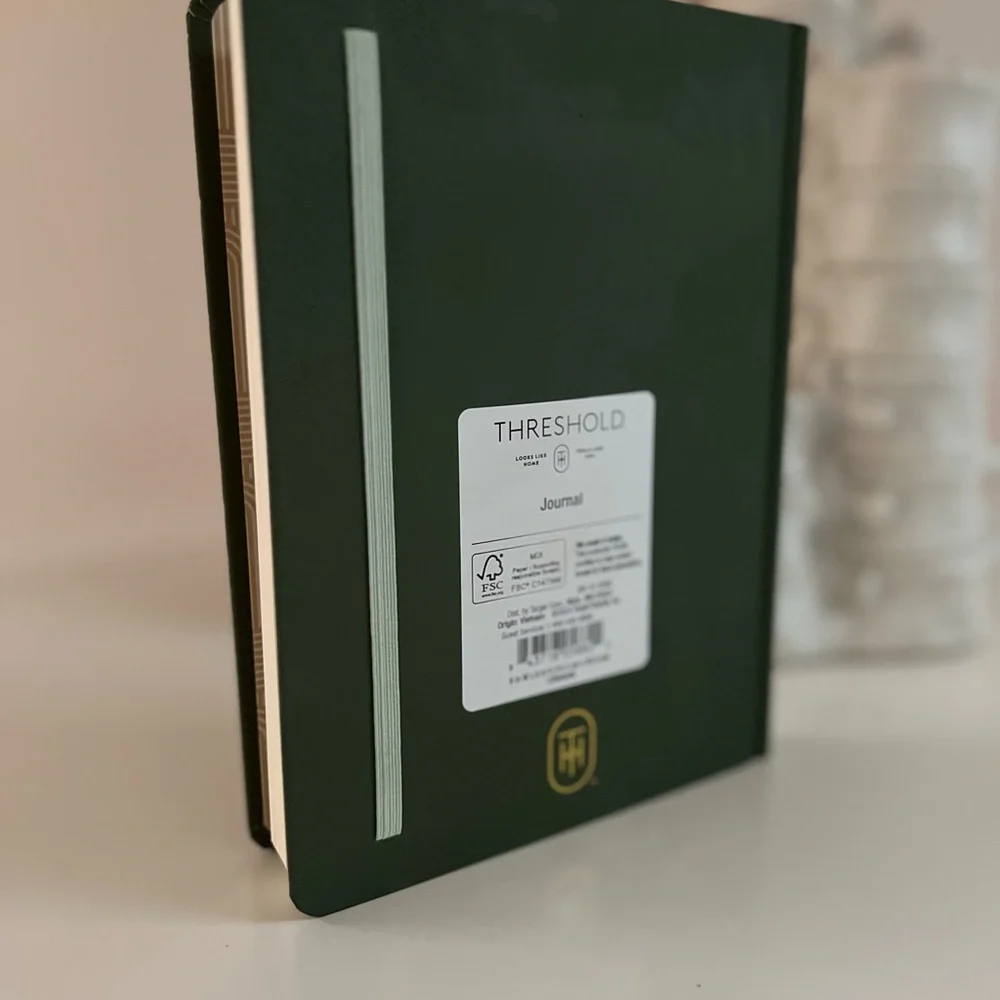 Boho 120 Page Notebook with Gold Accents